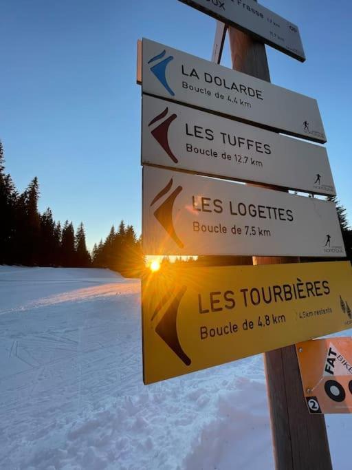 Chic & Champetre Au Coeur Du Haut-Jura Lamoura Eksteriør bilde